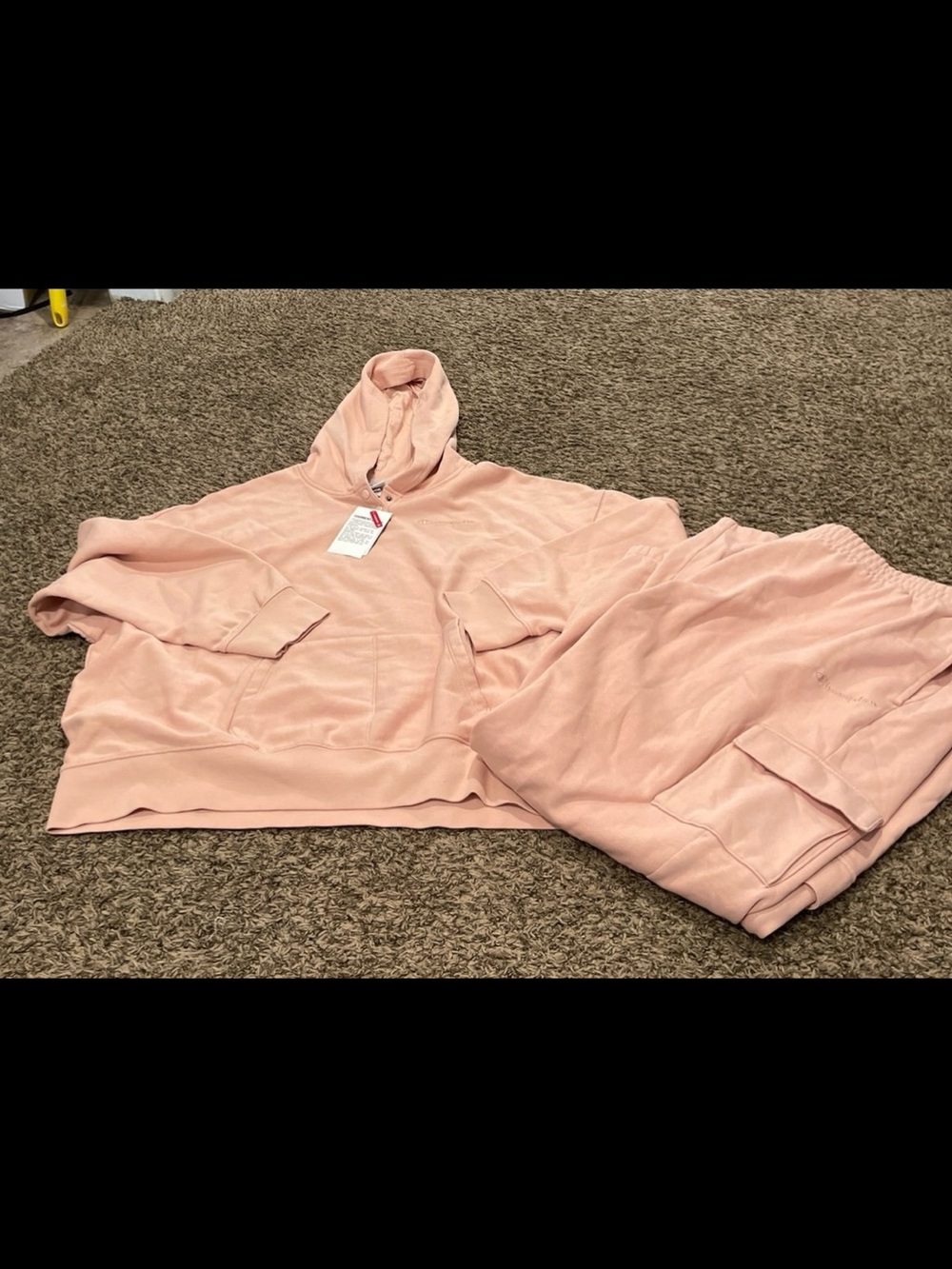Champion NWT matching cargo sweatpants, and hoodie size 3X